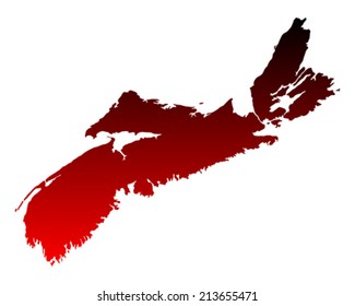 Map of Nova Scotia