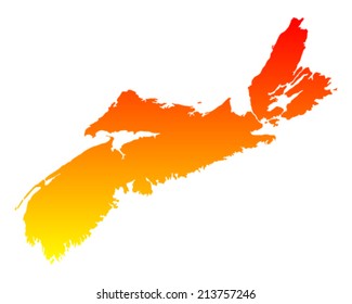 Map of Nova Scotia