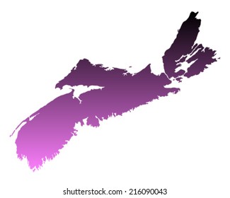 Map of Nova Scotia