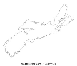 Map of Nova Scotia