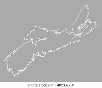Map of Nova Scotia