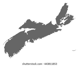 Map - Nova Scotia (Canada)