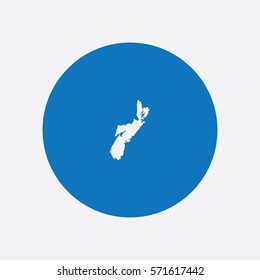 Map of Nova Scotia Vector Illustration

