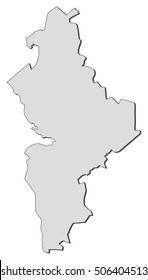 Map - Nuevo Leon (Mexico)