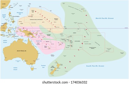 map of oceania 2