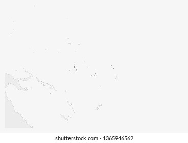 Map of Oceania with highlighted Kiribati map, gray map of Kiribati with neighboring countries