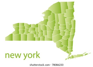 map od new york state, usa