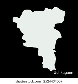 Mapa de Uchkagaon Block, Distrito de Gopalganj, Estado de Bihar, República de la India, Gobierno de Bihar, territorio indio, India oriental, política, aldea, turismo