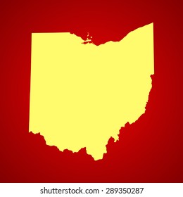 map of Ohio