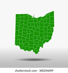 map of Ohio