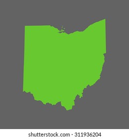 map of Ohio