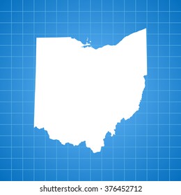 map of Ohio