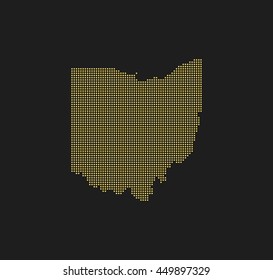 map of Ohio