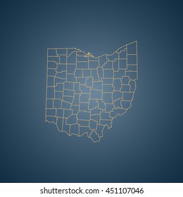 Map of Ohio