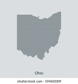 map of Ohio