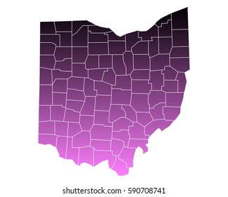 Map of Ohio