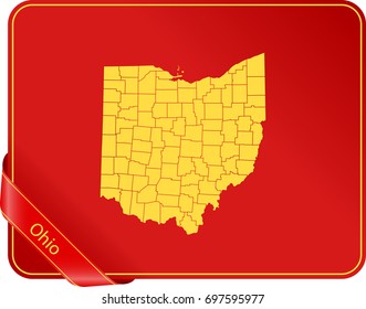 map of Ohio