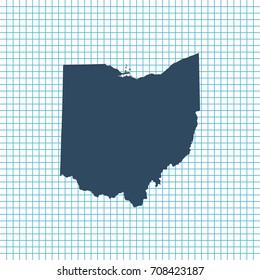 map of Ohio