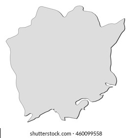 Map - Okayama (Japan)