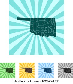 map of Oklahoma