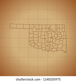 map of Oklahoma