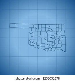 map of Oklahoma