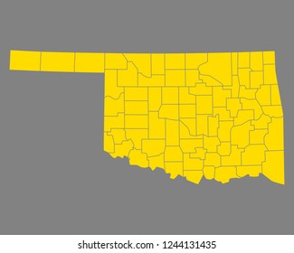 Map of Oklahoma