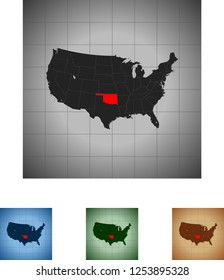 map of Oklahoma