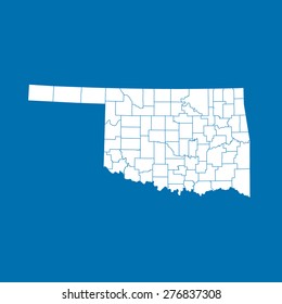 map of Oklahoma