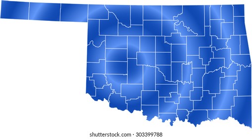 map of Oklahoma