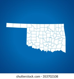 map of Oklahoma