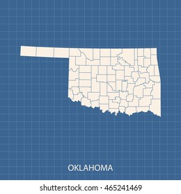 map of Oklahoma