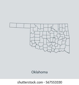 map of Oklahoma