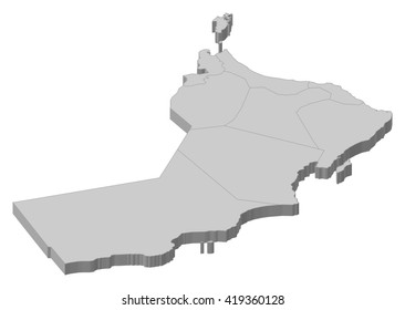 Map - Oman