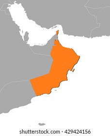 Map - Oman