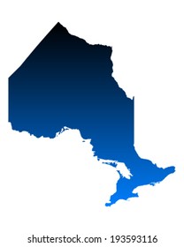 Map of Ontario