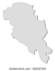 Map - Oppland (Norway)