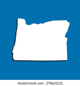 map of Oregon