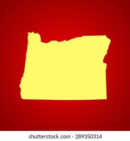map of Oregon