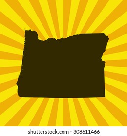 map of Oregon