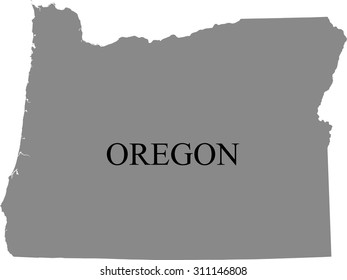 map of Oregon