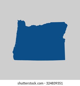 map of Oregon
