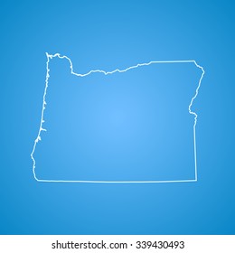 map of Oregon