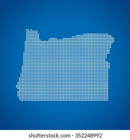 map of Oregon