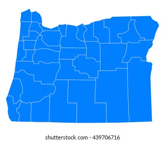 Map of Oregon