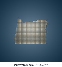 map of Oregon