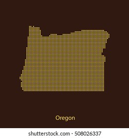 map of Oregon