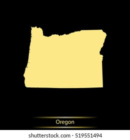 map of Oregon