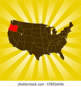 map of Oregon