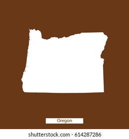 map of Oregon